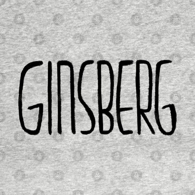 American Writer, Beat Poet, Ginsberg by badlydrawnbabe